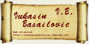 Vukašin Basailović vizit kartica